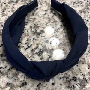 Navy knot headband